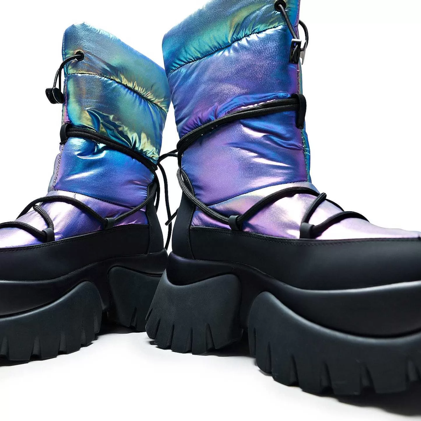 KOI footwear Platformlaarzen-A Glass Mirage Snowboots - Regenboog | Koi-Schoenen