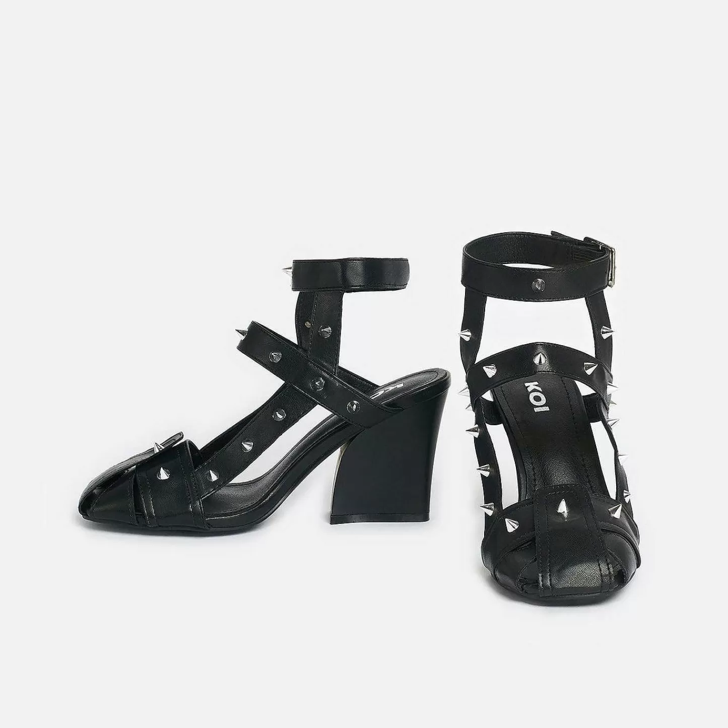 KOI footwear Platform Hakken-Chaos Blades Hakken Met Bandjes