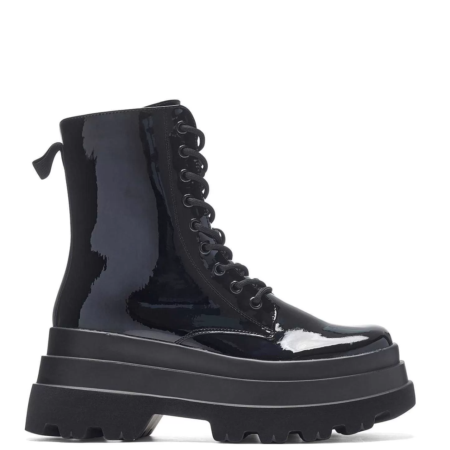 KOI footwear Enkel Laarzen-Deathwatch Trident Patent Platformlaarzen