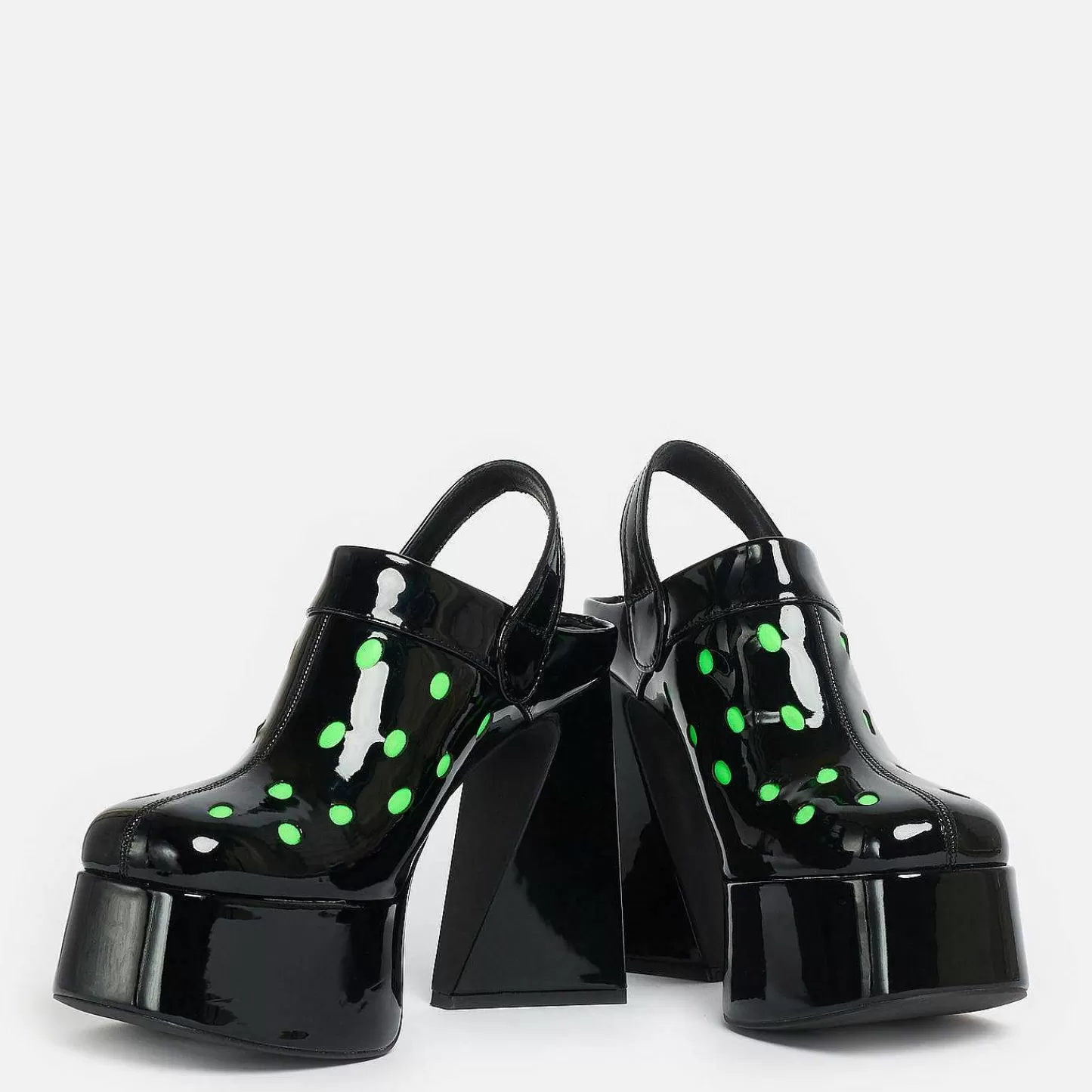 KOI footwear Platform Hakken-Galactic Boom Neon Buitenaardse Hakken