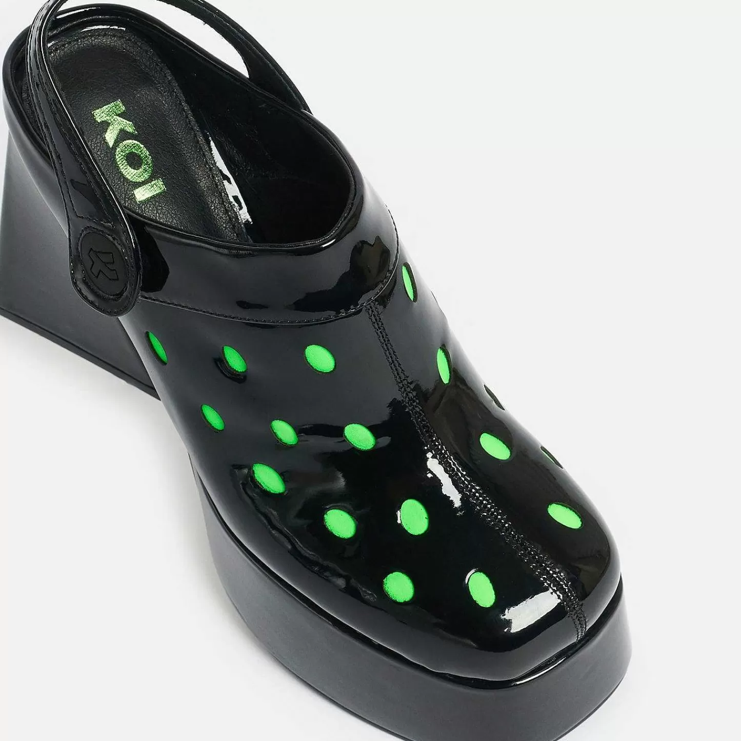 KOI footwear Platform Hakken-Galactic Boom Neon Buitenaardse Hakken