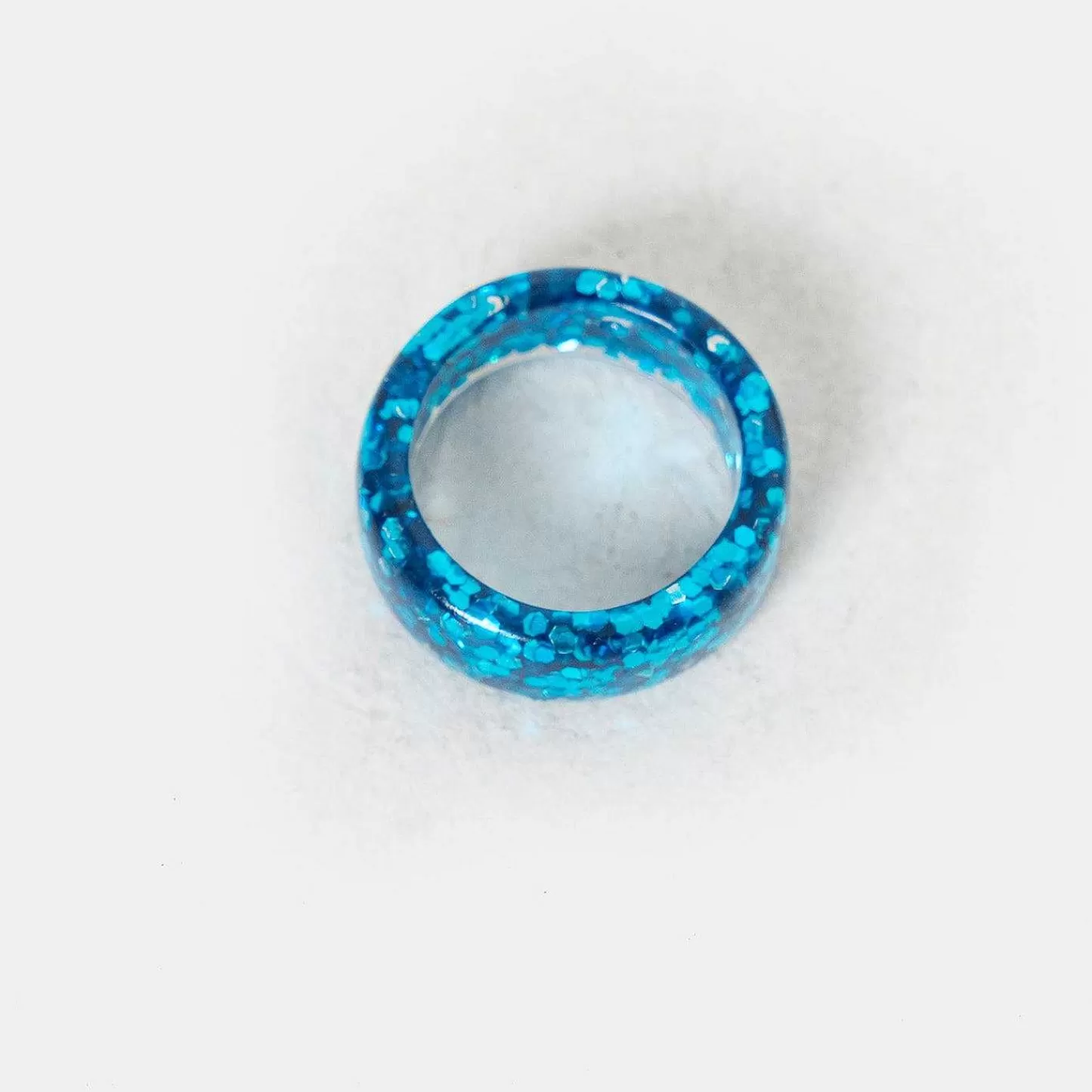 KOI footwear Ringen-Glitterbal Blauwe Ring