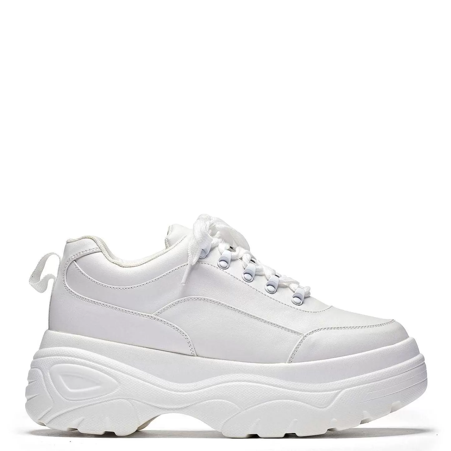 KOI footwear De Dikke Trainer-Jennie Striker Witte Dikke Bubble-Sneakers