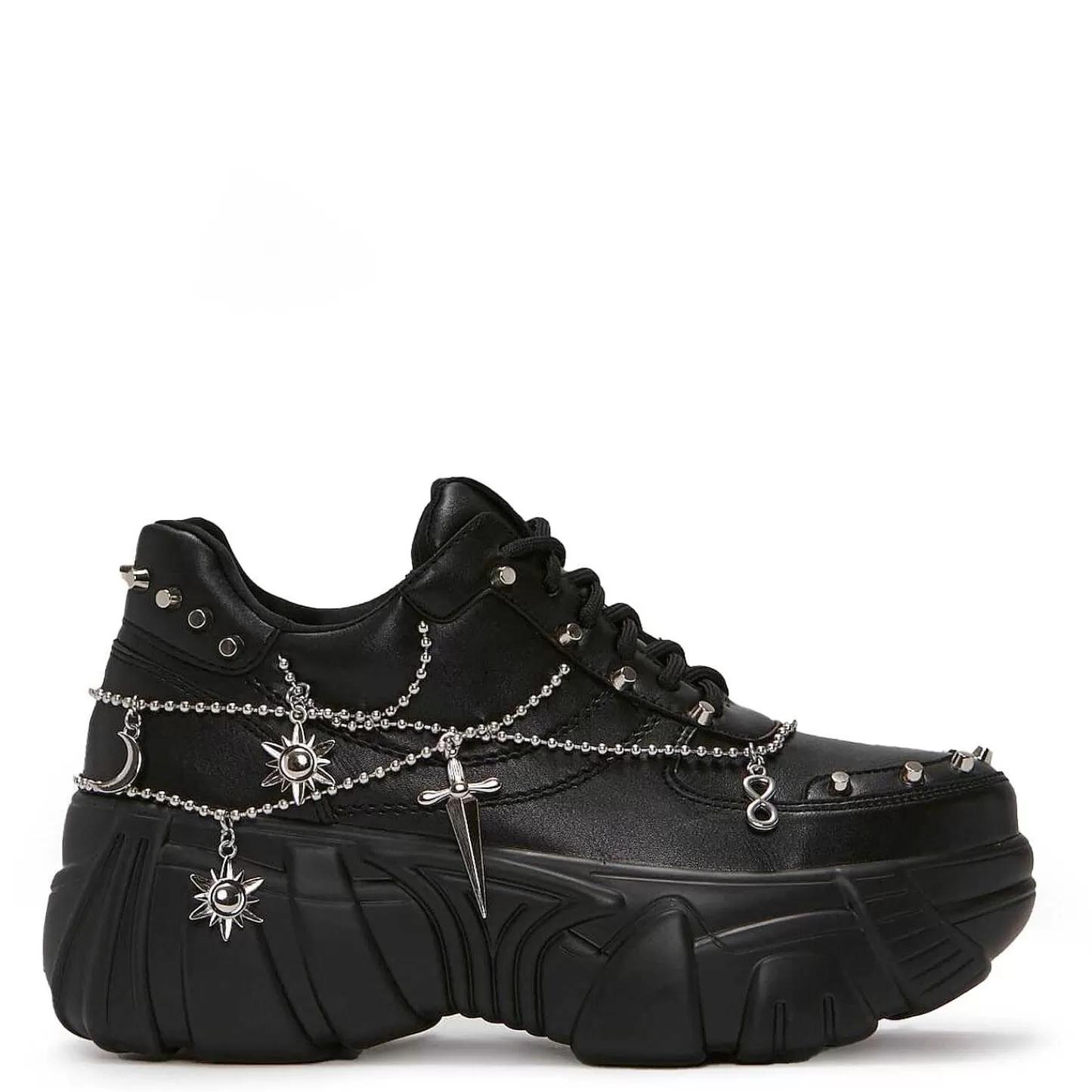 KOI footwear Zwarte Trainers-Jinx Mystic Charm-Sneakers Voor Heren