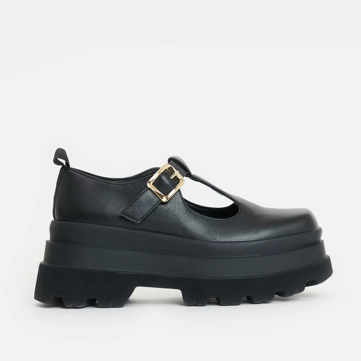 KOI footwear Zwarte Mary Janes-Silent Amity Trident Platform Mary Jane-Schoenen