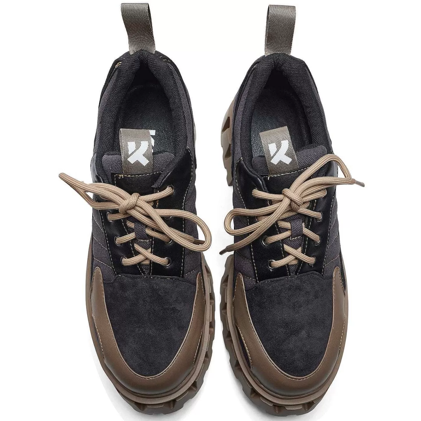 KOI footwear Veters Omhoog-The Force Chunky Kombat-Schoenen Voor Heren - Desert Dust