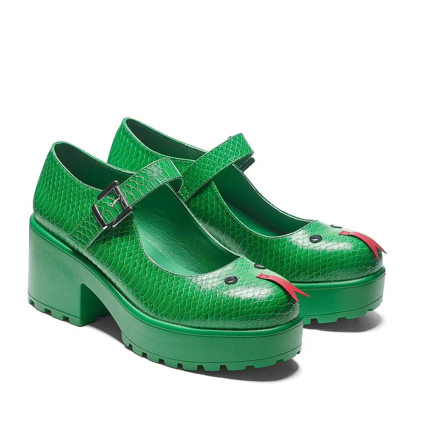 KOI footwear Dierlijke Mary Janes-Tira Mary Janes Schoenen 'Sassy Snake Edition'